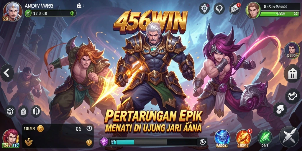 Screenshot utama dari gameplay Fighting yang mendebarkan.