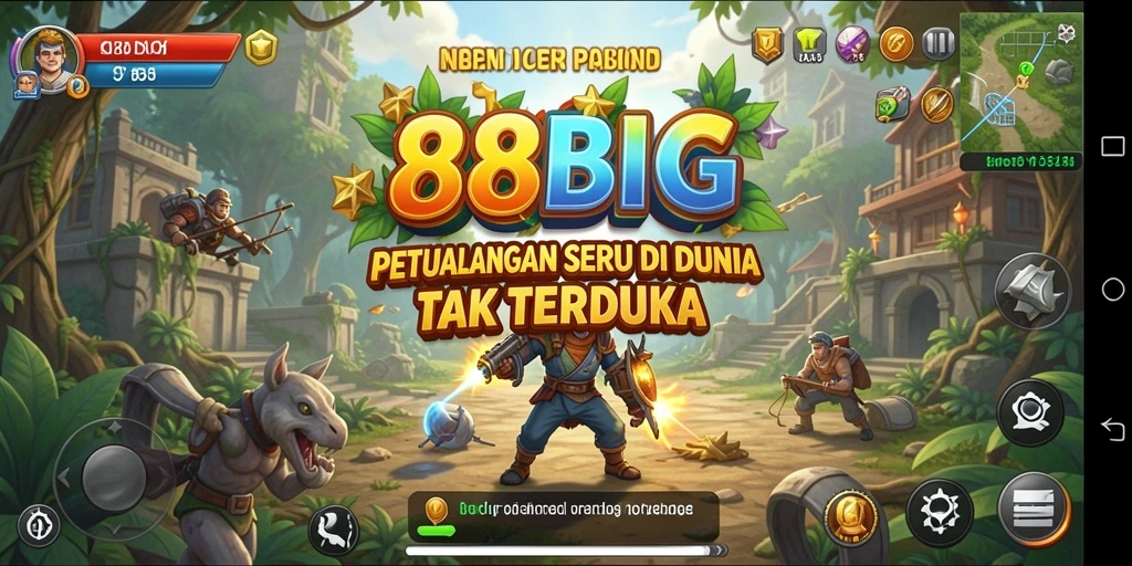 Tampilan gameplay seru dari petualangan di 88BIG.