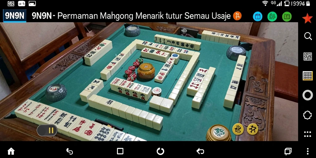 Tampilan gameplay seru dari permainan Mahjong 9N9N.