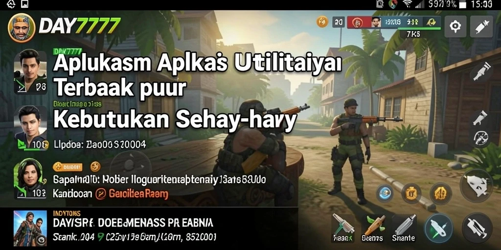 Tampilan aplikasi DAY777 yang intuitif dan fungsional.