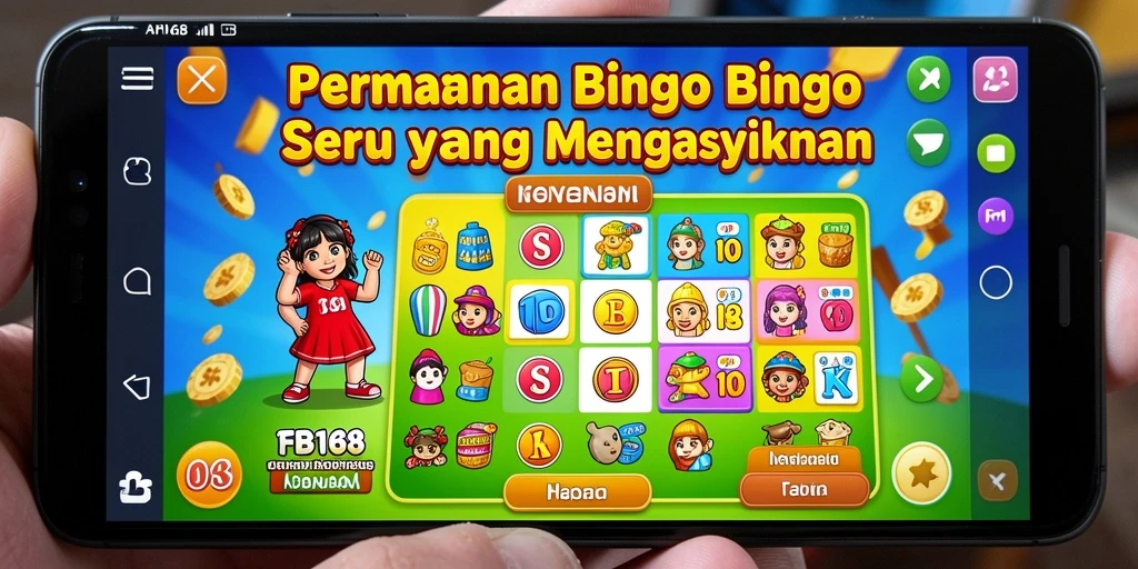 Tampilan screenshot FB168 dengan gameplay Bingo yang seru dan interaktif.