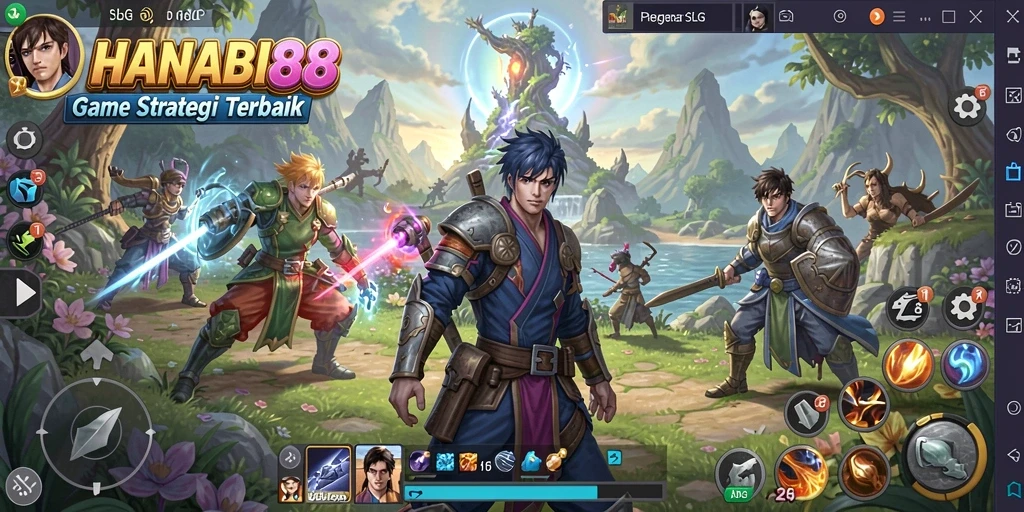Tampilan menarik dari gameplay SLG yang seru dan adiktif.
