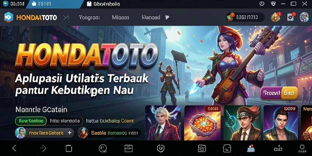 Tampilan antarmuka aplikasi HONDATOTO yang user-friendly dan fungsional.
