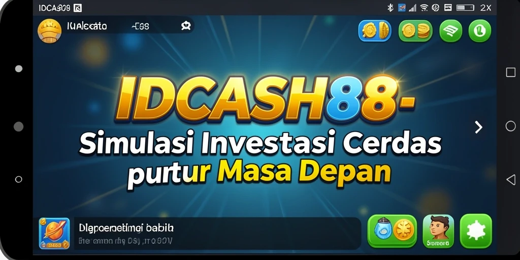 Tampilan gameplay yang menarik dalam simulasi investasi.