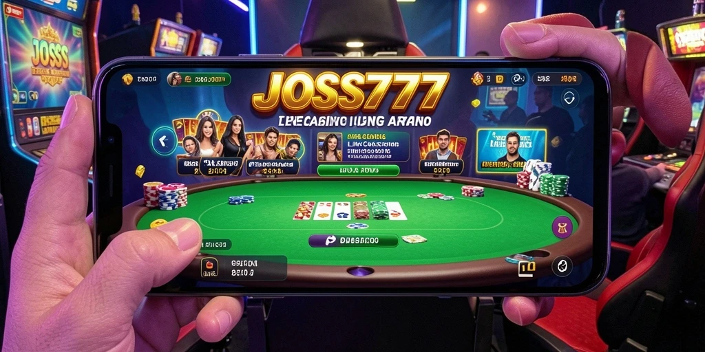 Gameplay Live Casino JOSS777 yang seru dan interaktif.