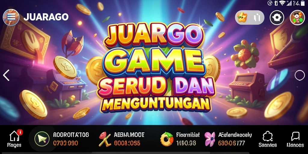 Tampilan menarik dari permainan slot JUARAGO dengan efek suara yang menggembirakan.