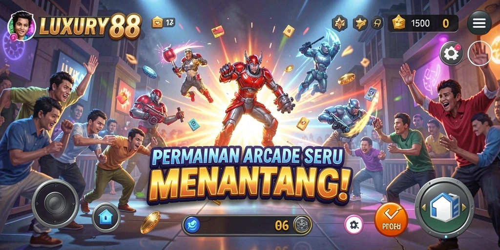 Screenshot gameplay LUXURY88 yang menarik dan penuh warna.