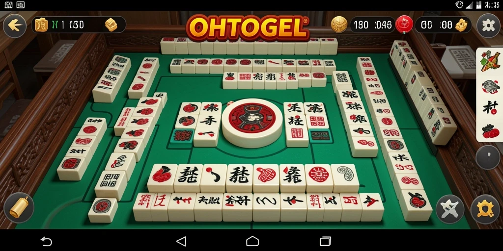 Tangkapan layar OHTOGEL menampilkan permainan Mahjong yang menarik dan penuh warna.