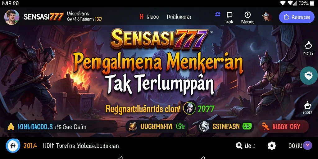 Gameplay SENSASI777 yang mencekam dan penuh ketegangan.