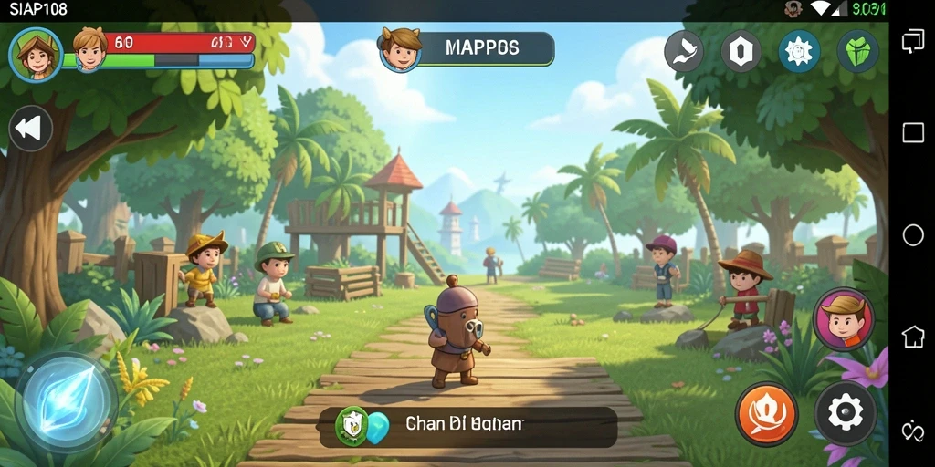 Screenshot gameplay SIAP108 yang menampilkan keseruan permainan kasual.