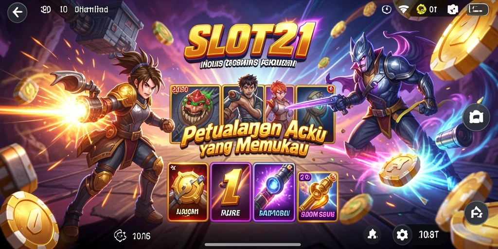 Tampilan gameplay seru dalam pertempuran aksi yang mendebarkan.