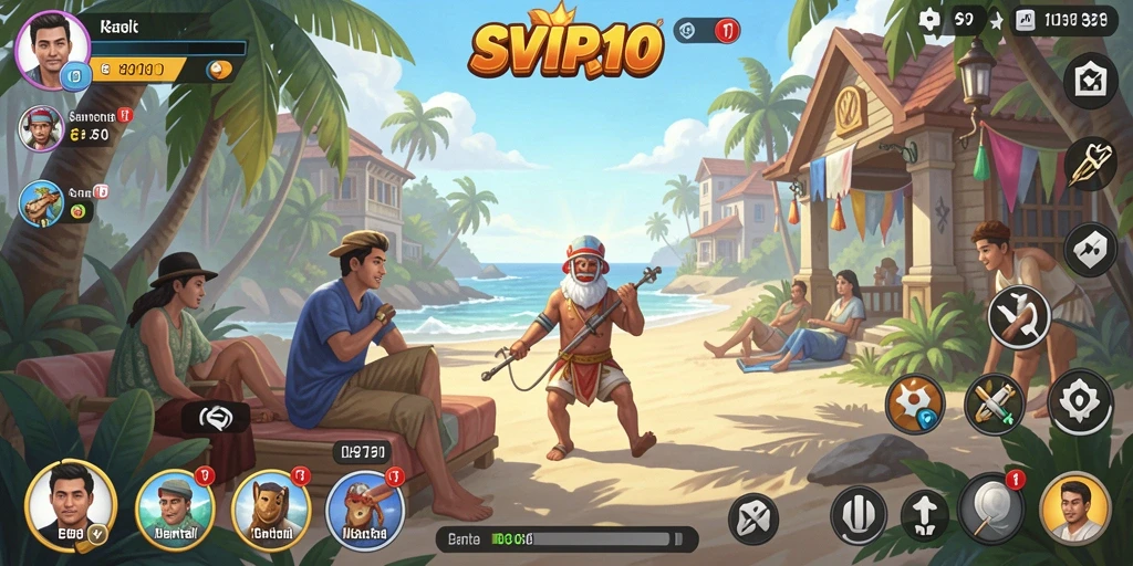 Tampilan gameplay SVIP10 yang penuh warna dan menarik.