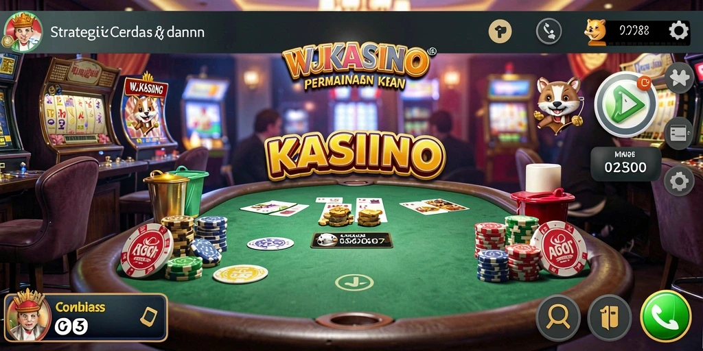 Tampilan gameplay WJKASINO yang penuh strategi dan tantangan.