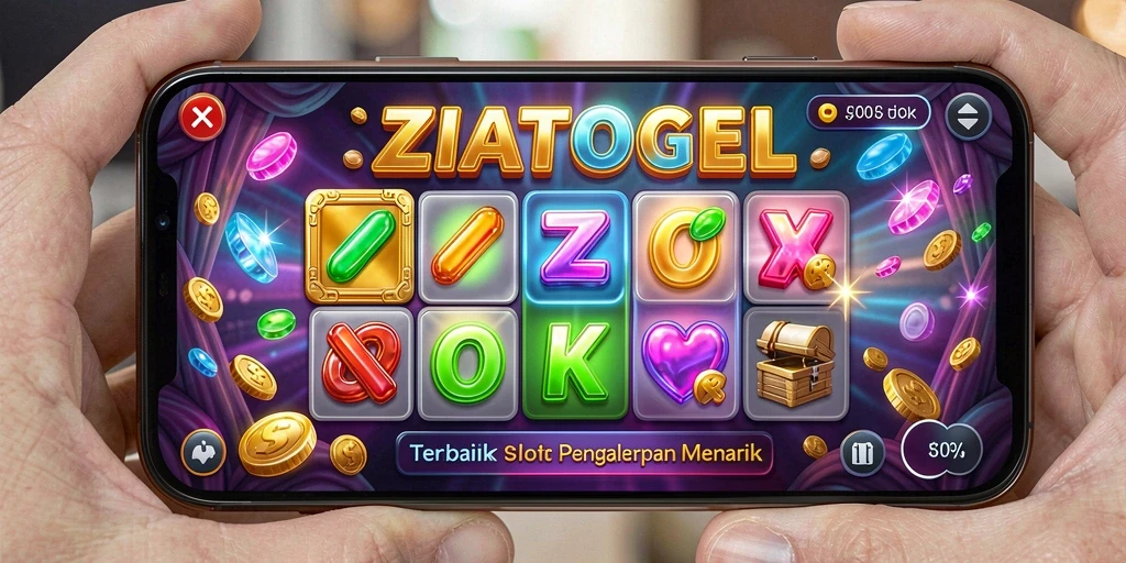 Tampilan gameplay ZIATOGEL yang penuh warna dan menarik.